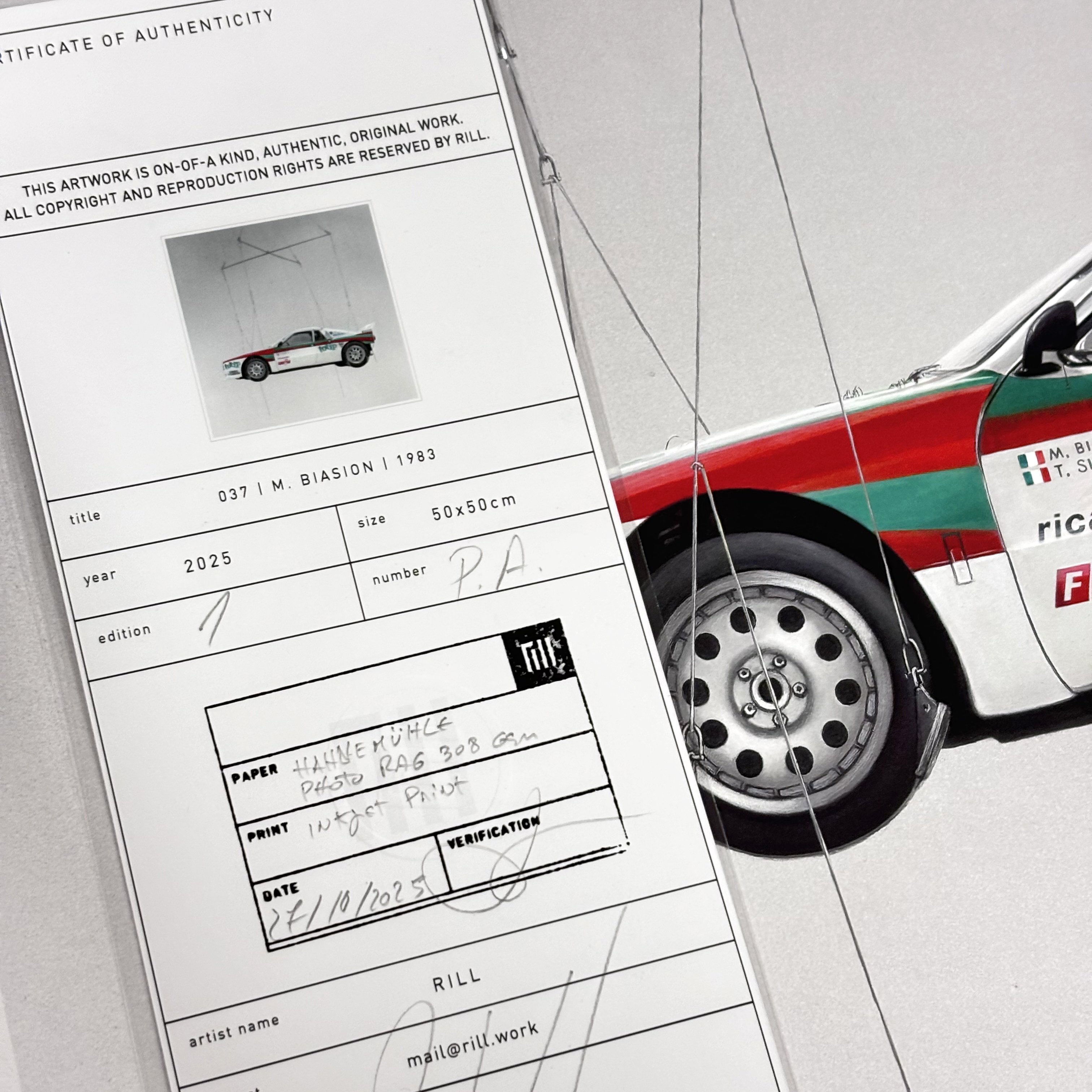 037 | M. BIASION | 1983 + MOLDURA (FRAME)