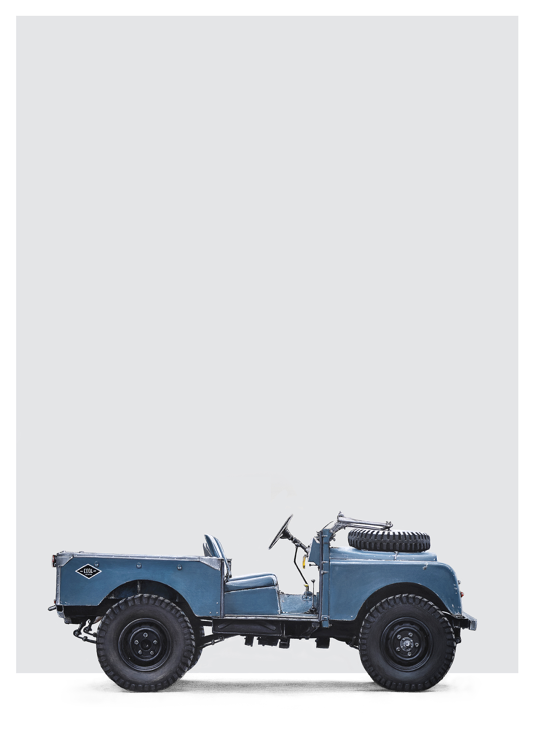 LAND ROVER SERIE 86" ( SIDE )