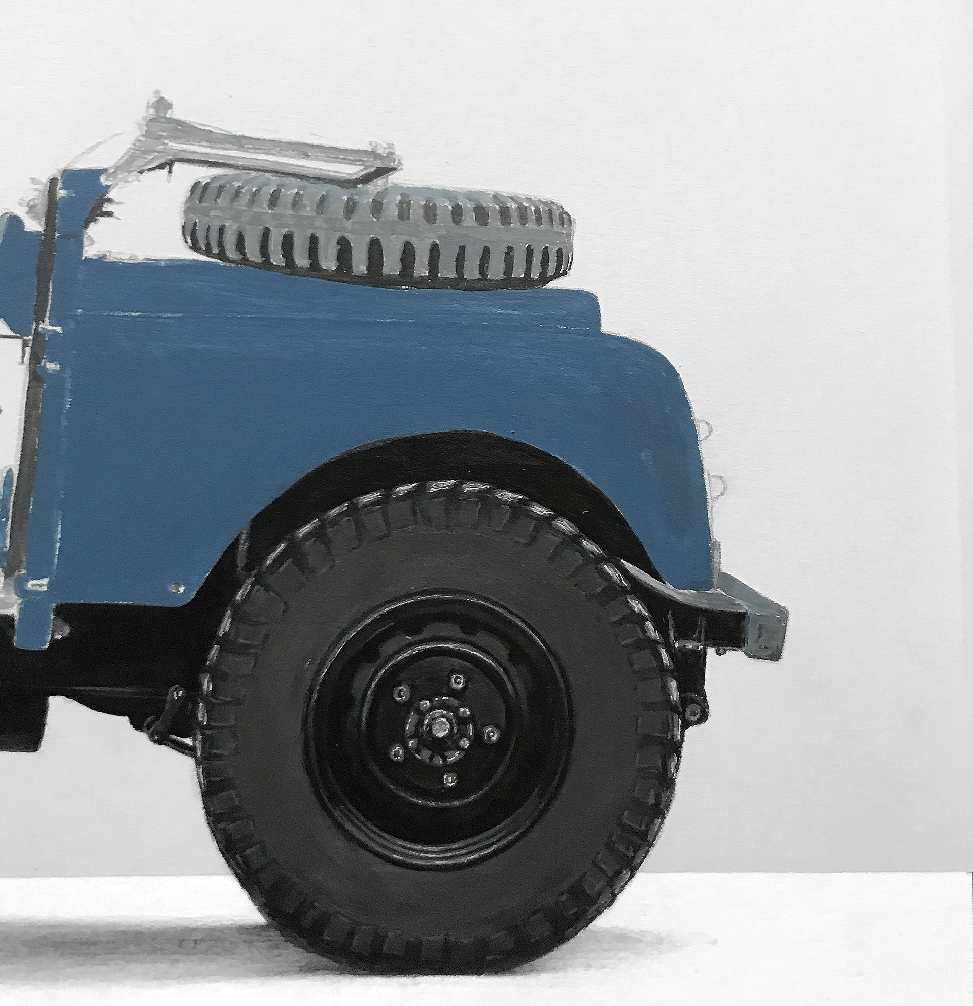 LAND ROVER SERIE 86" ( SIDE )