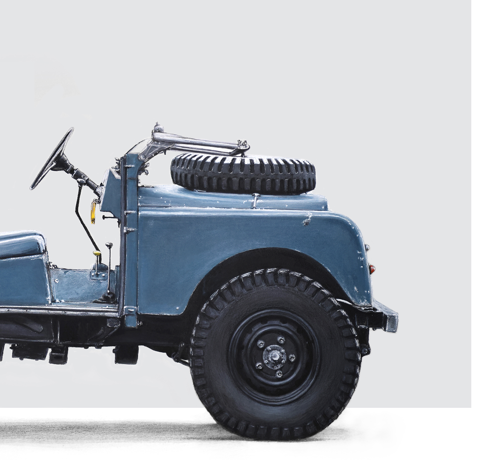 LAND ROVER SERIE 86" ( SIDE )